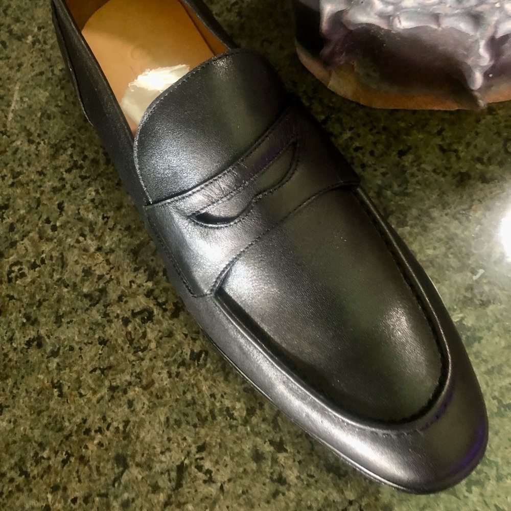 Gucci Men’s Black Leather Slip-on Loafer
